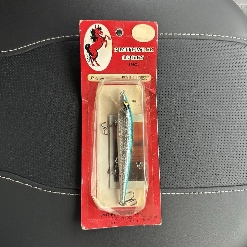 Vintage NOS SMITHWICK DEVILS HORSE Fishing Lure Rattlin Rogue RB-1232